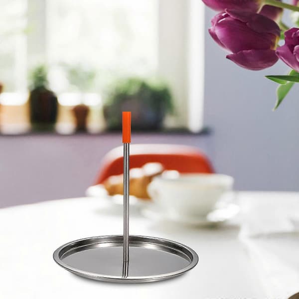 Stegt kyllingeholder rustfrit stål stegeholder grillstativ grillpande