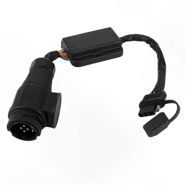 13-polet til 4-polet trailerlysadapter til europæisk til amerikansk kabelkonvertering Plug and Play-forbindelse