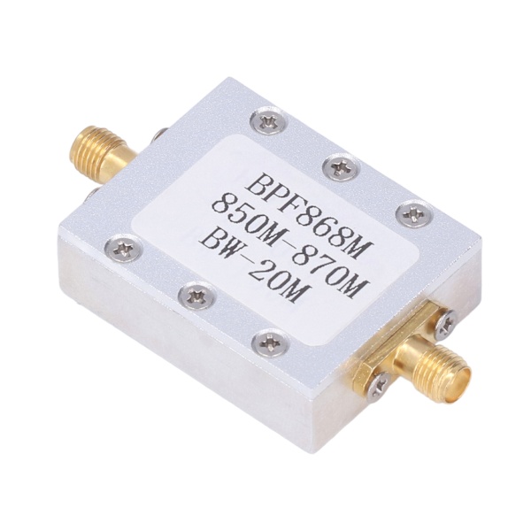 Båndpasfilter FM Broadcast SMA K Interface 850‑870MHz Elektronisk komponent BPF868M med kabinet