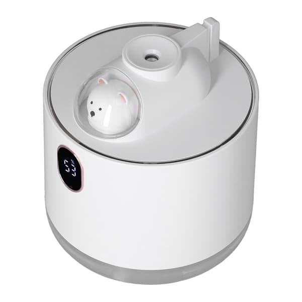 500 ml Stor Kapacitet Luftfugter Rumskib Natlys USB Opladning Bil Luftfugter til Hjemmet Hvid