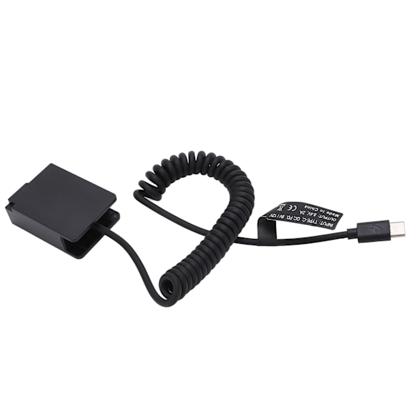 Type C DMWDCC8 Fuldt Dekodet Dummy Batteripakke Koblingsadapter med Fleksibelt Fjederkabel til G5 Kamera