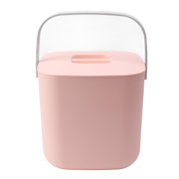 【03】Mini diskmaskin 18W 8.5V 2A 2000mah Bärbar bänkdiskmaskin för disk Frukt Grönsaker Rosa