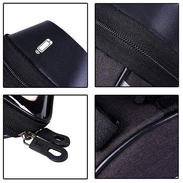 【03】Pyörälaukku Runko Ohjaustanko Matkapuhelinlaukku Pidike Harmaa Gray 1pc