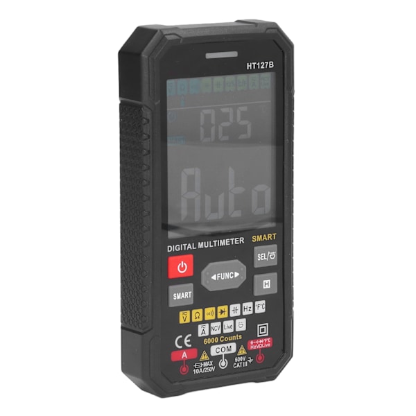 Multimeter Digital Display Automatisk DC AC Spænding Volt Meter Ohmmeter Amperemeter Tester