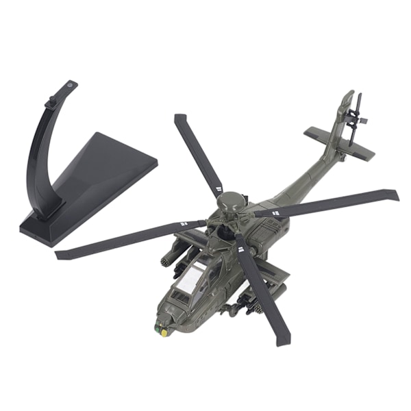 Legeret Trykstøbt Lyd Lys Bevæbnet Helikopter Model Legetøj Børn Angrebshelikopter Legetøj Boligindretning Type 1