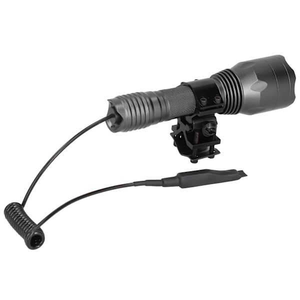 LED Taktisk Ficklampa Vattentät USB Uppladdningsbar Bärbar Utomhus Camping Cykling Grön