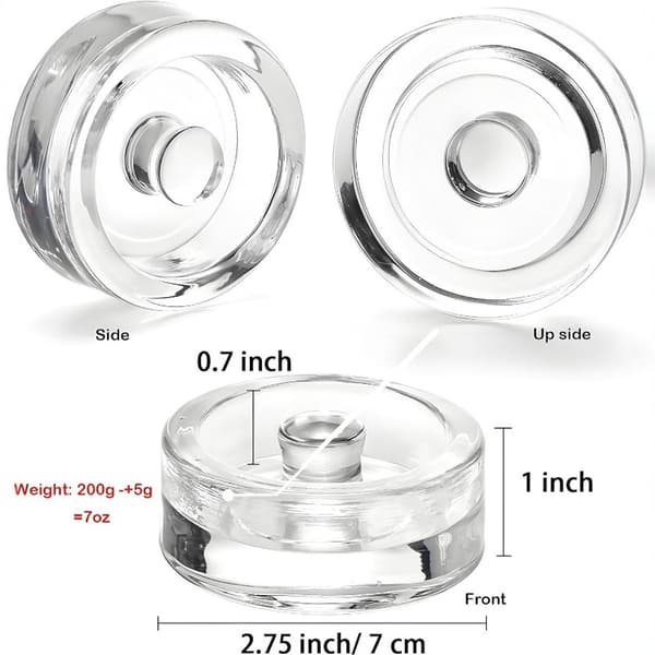 【03】Fermented SS Container, with Handle, Suitable for Wide Mouth Mason Jars, Food Storage, 7.2cm x 2.8cm, 4-pack