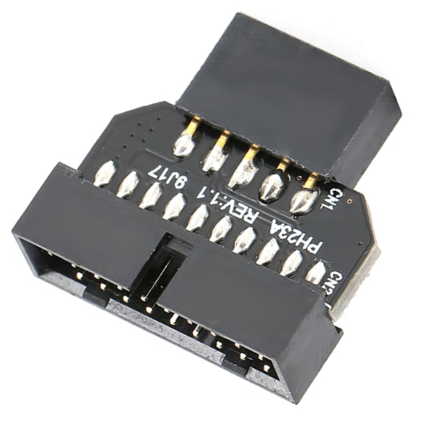 PH23A Moderkort USB 2.0 9Pin till USB 3.0 19P Plugin Kontakt Adapter (PH23A)