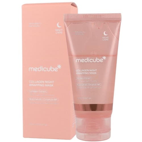 【03】New second generation1-3X Medicube Collagen Night Wrapping Mask KOREAN Glass Skin Routine 2pcs