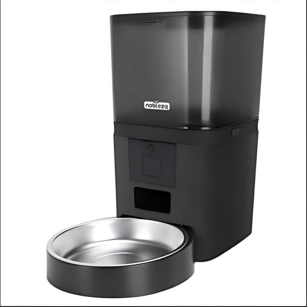 Smart Automatisk Foderautomat 6L med Kamera, 2.5W, Appkontroll för Hundar och Katter