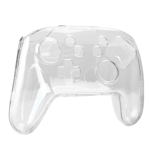 Transparent Antiskrid Skalbeskyttelse Krystal Etui Gamepad Cover Til Switch Pro