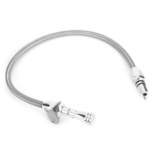 Rustfrit stål 350 transmissionsoliepind, passer til GM TH350 Tranny SBC BBC Trans