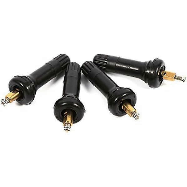 Däckventil 4st TPMS Däcktrycksövervakningssystem Sensor Ventilstång Gummi Snabbkåpa Explosionsskydd Däcktrycksövervakningssystem