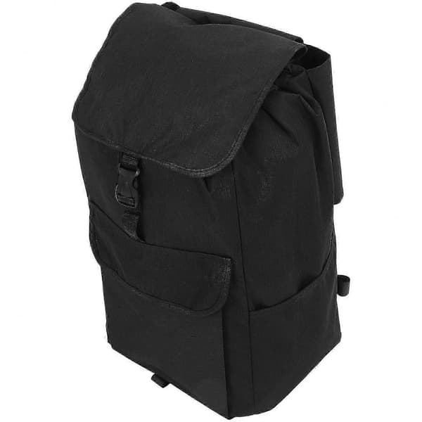Sammenklappelig indkøbsvognstaske, stor kapacitet, erstatningstaske til indkøbsvogne til ærinder og daglig brug Black 55.00X32.00X24.50CM