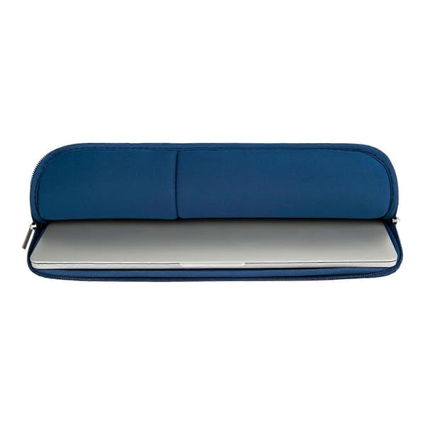 【03】15.6 inch Laptop Sleeve Protective Case with Zipper (Navy Blue)