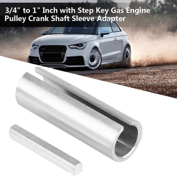 3/4\" til 1\" tomme med trinvis nøgle Gas Motor Remsskive Krumtap Aksel Muffe Adapter