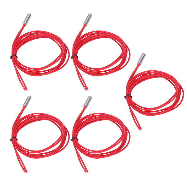 5 STK 12V 40W Patronvarmer Rustfrit Stål Kobber Varmerør til 3D Printer 6x20mm