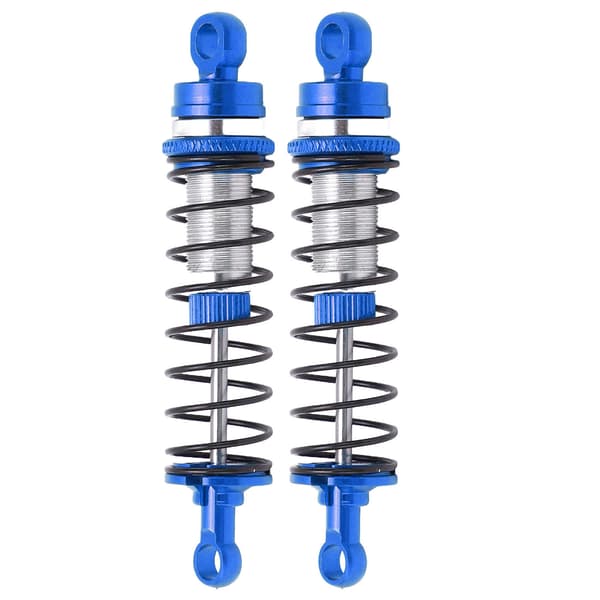RC forreste og bageste støddæmpere, der reducerer vibrationer RC-dele i aluminiumslegering til Latrax Teton 1/18 Blå