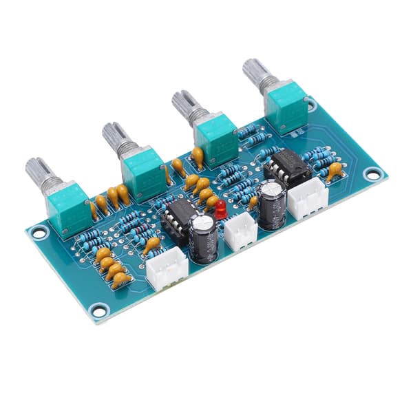 Digitaalinen tehovahvistinlevy PCB 2 kanavaa esivahvistinlevymoduuli NE5532-siru DC12V~24V