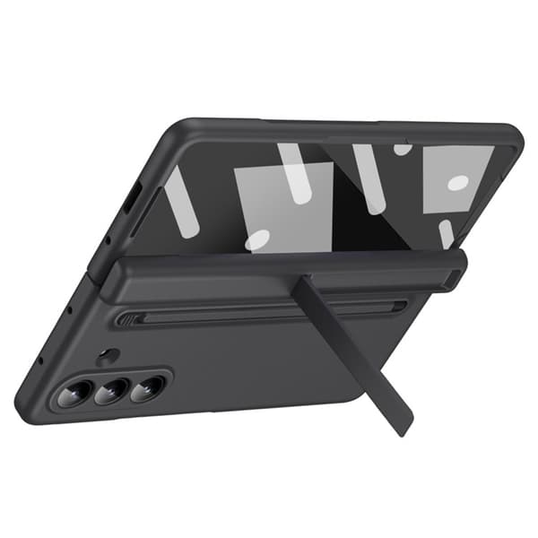 【03】Compatible with Galaxy Z Fold 7 Case Incl. Screen Protector & Pen Black 120