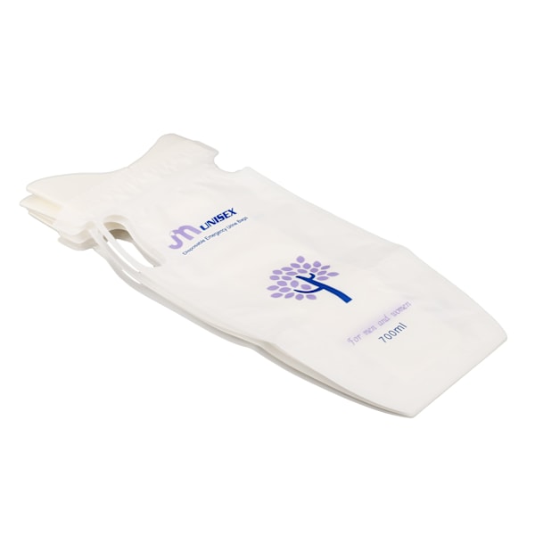 12 stk. 700ML Engangs urinposer Bærbare Effektiv Forsegling Foldbar Unisex Urinpose