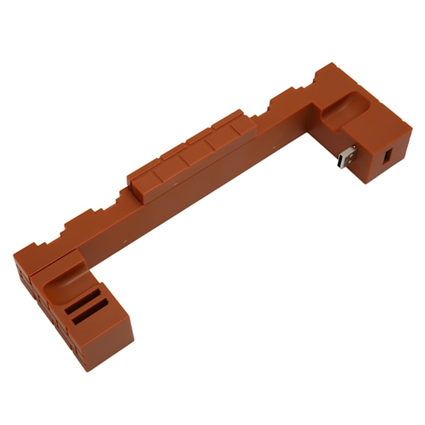 til Switch Opladningsdock Sikkerhedsbeskyttelse Controller Oplader Dockingstation til Joycon Oplader Op til 4 stk til Switch OLED Brun