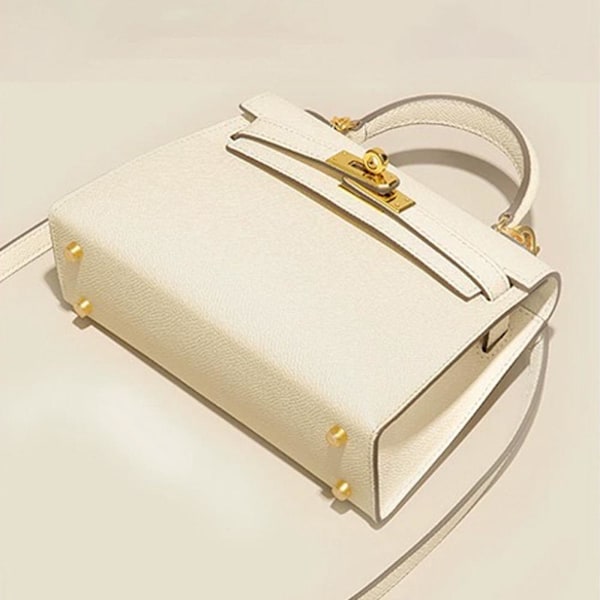 Stor Väska för Kvinnor Messenger Handväska Milkshake Vit 28x12x21cm Milkshake white/28/