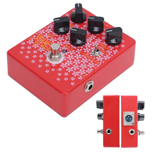 Basgitarr Effekter Pedal Driver med DI Rörförstärkare XLR Utgång Instrumenttillbehör CP‑59