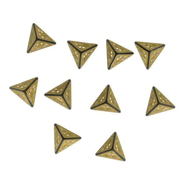 10 st Tärningsset Polyhedral Tärningar Rollspel RPG Spel Akryl DND Brädspel Tillbehör Tärning D4