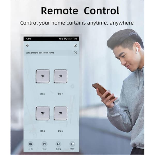 2X Tuya WIFI 2CH Smart Relæafbryder Sensor AC85-250V Afbryder Adgangskontrol Relæcontroller med Kabinet