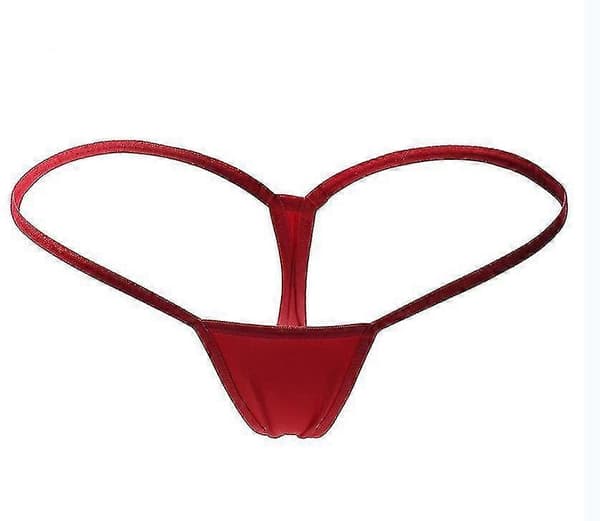 【03】5-pack sexiga mini stringtrosor mikro G-string damunderkläder trosor underkläder L L Red