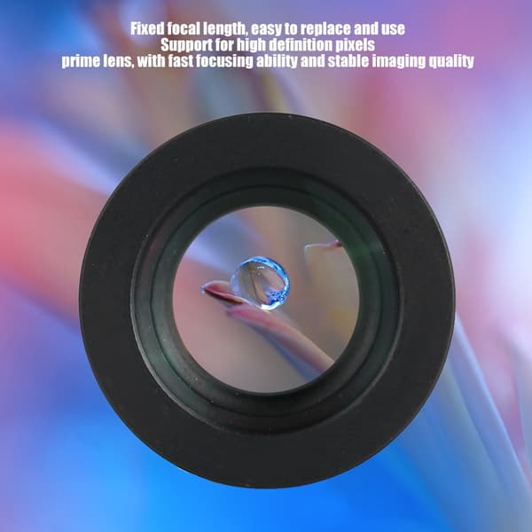 5MP 16mm HD Enkel Prime-objektiv Ersättningstillbehör för Kamera