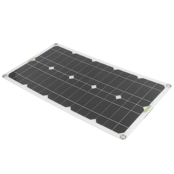 Universal Bærbar Solpanel Oplader Pad Monokrystallinsk 28W USB Udgang Vandtæt