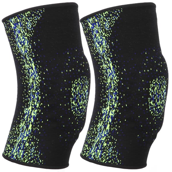 1 Par Fitness Löpning Knästöd Elastisk Nylon Stickad Knäledskydd Smärtlindring