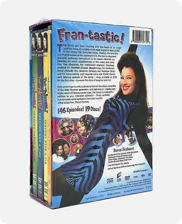 【03】The Nanny: Den komplette serie sæson 1-6 engelsk version (DVD) 19-disc