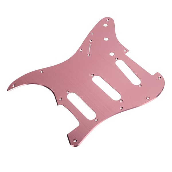 Metall Gitarrplektrum Kompakt Standard Gitarr Skyddsplatta för Nybörjare Hobbyister Rosa GQ63