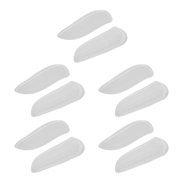 5 par set Skohäl Kuddinsatser Ortopedisk Gel Skyddskoppar O X-bentyp Benskydd