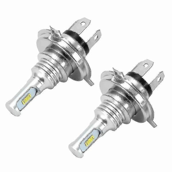 2 x H4 9003 Hb2 6000k Super White CSP LED-ajovalosarja