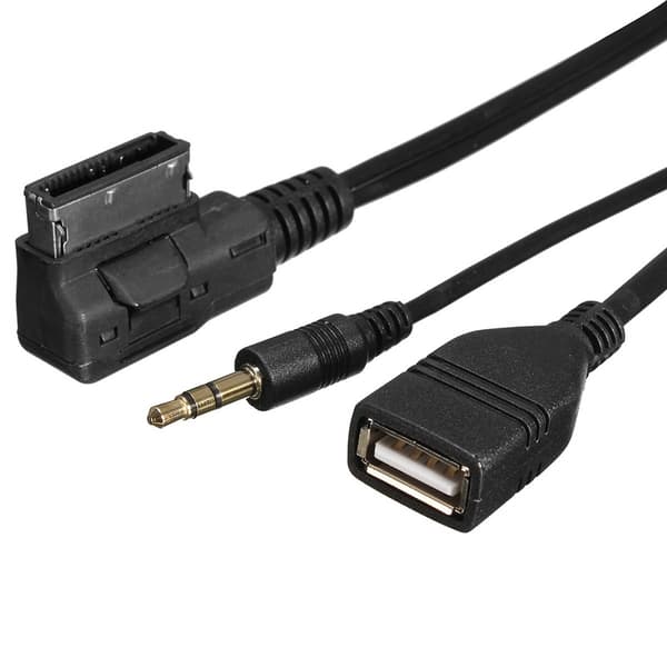Musik MDI AMI MMI Interface USB+Oplader AUX Kabel Til A6L A8L Q7 A3 A4L A5 A1