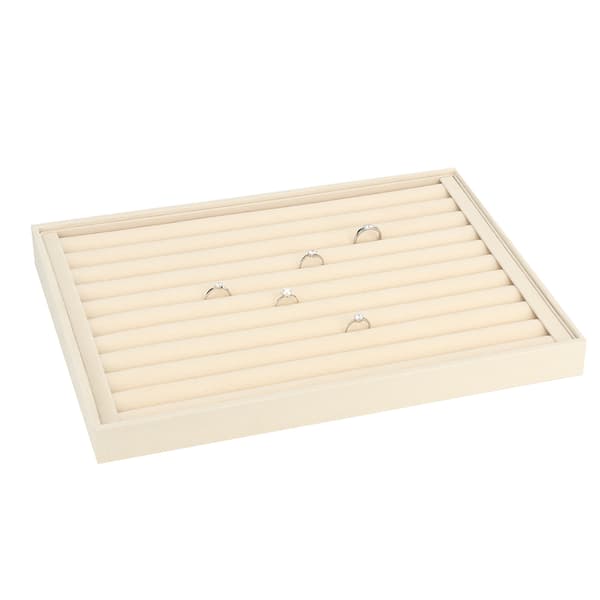 Smykke Display Opbevaringsboks Armbånd Halskæde Ørering Container Organizer (Ringbakke)