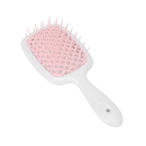 Udredningsmassage Hårbørste Massage Hoved Honeycomb Børste Våd Hårbørste til Styling Føntørring Kæmning Pink