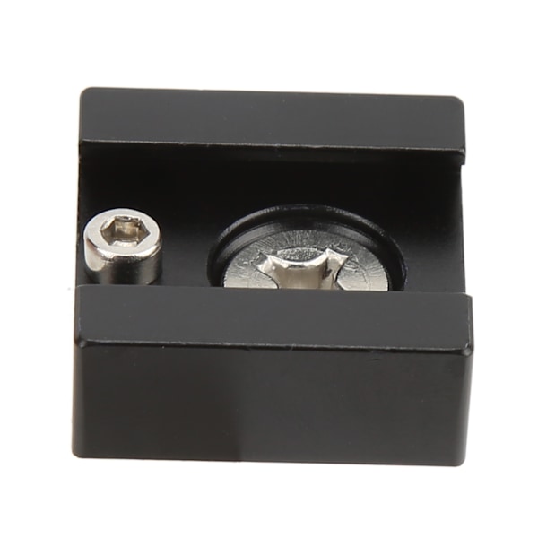 Cold Shoe Mount Adapter med 1/4in skrue til kamerabur lommelygte monitor mikrofon