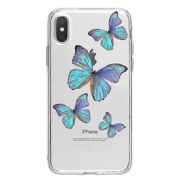 Fjärilsäpple transparent telefonfodral (transparent)