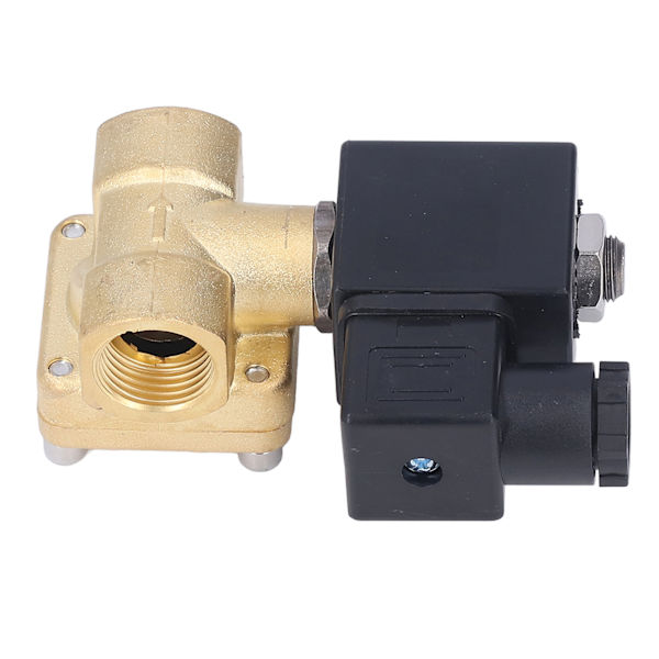 G1/2 tuuman sähköinen solenoidiventtiili, normaalisti suljettu, 2-asentoinen, 2-tiekalvo, korkeapaineventtiili AC220V