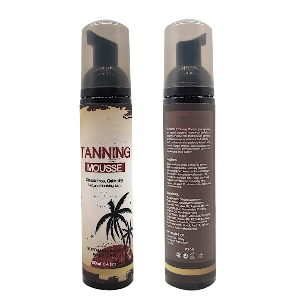 100ml Brun utan sol Långvarig Återfuktande Brun utan sol Lotion Kroppskräm