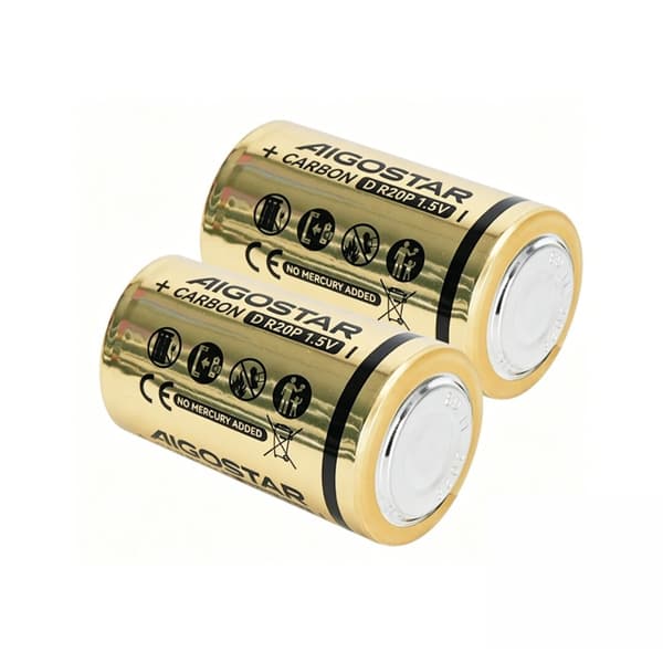 Hiiliakku R20P D 1.5V 2 kappaletta