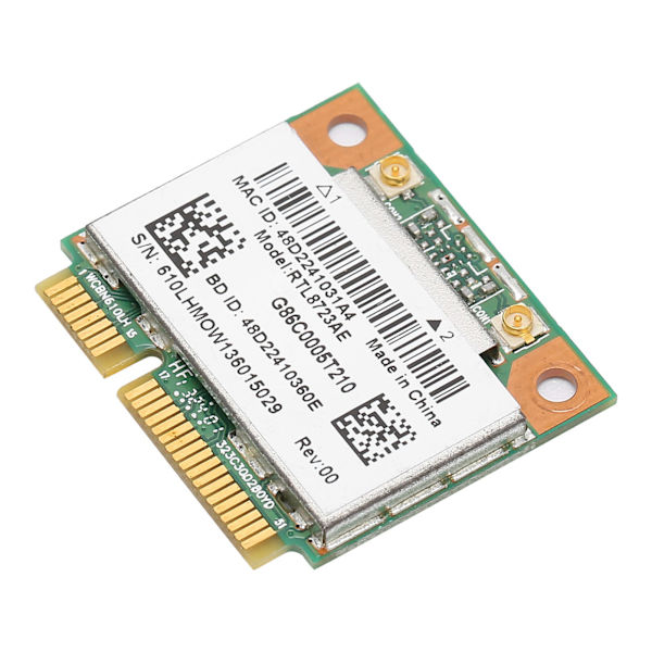 Trådløst netværkskort RTL8723AE 300M Bluetooth4.0 Half Mini PCI-E Wlan Wifi Adapter