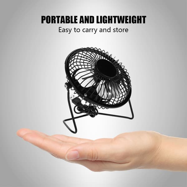 Bärbar Minifläkt med USB Kylkit - 3W 6V Utomhus Solpanel Tillbehör