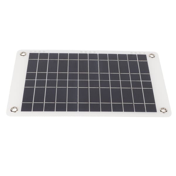 Solpanel 12V 8,5W Monokrystallinsk Silicium Semi-fleksibel med Klemme Solbatterilader til Udendørsbrug