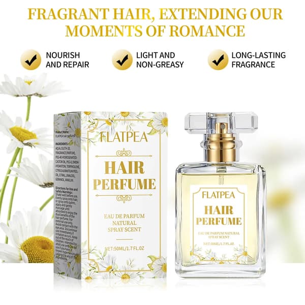 Kvinders Kamille Blomster Hårplejespray 50ml Alkoholfri Parfume
